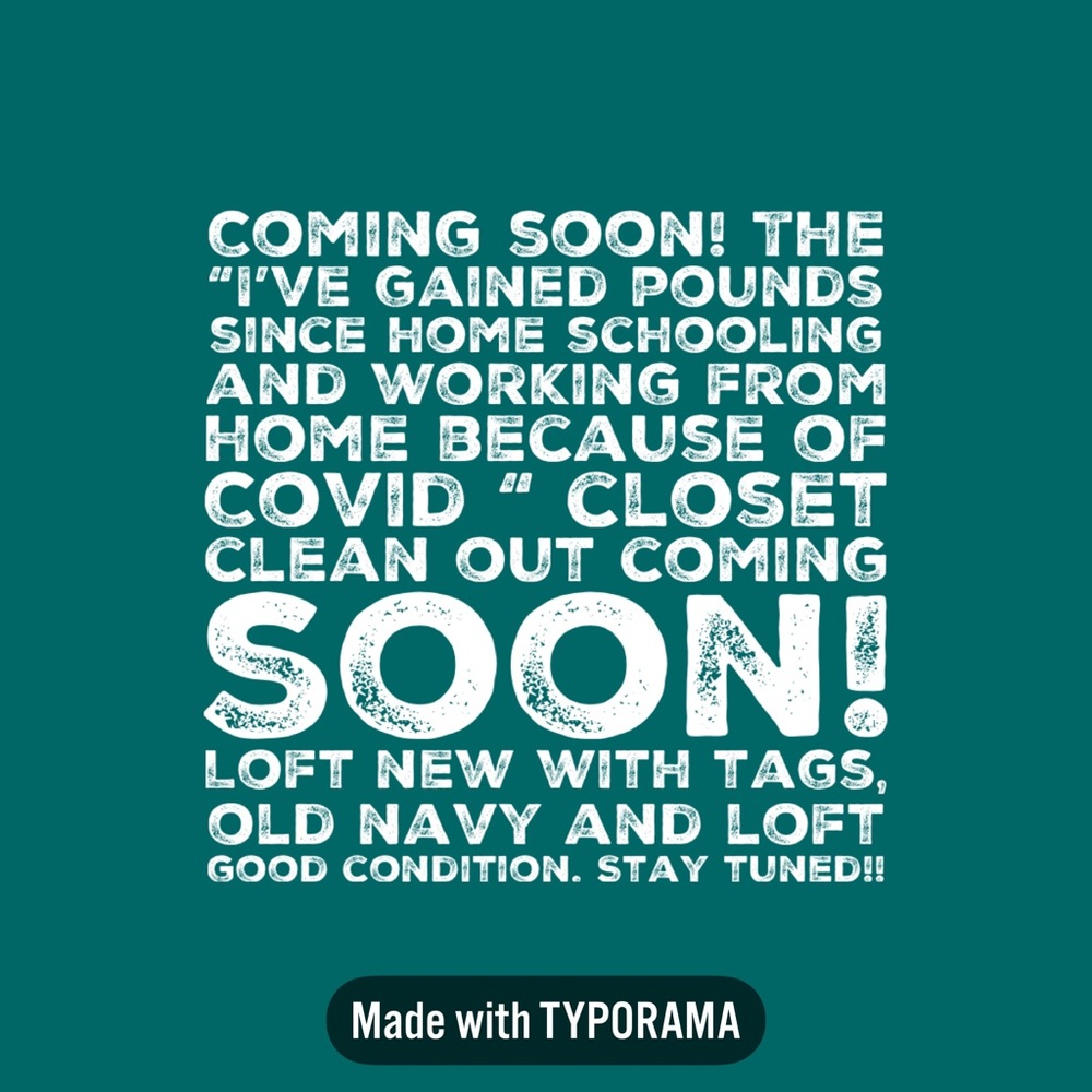 Coming Soon!